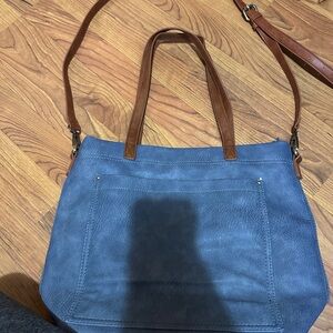 NEW Stylish Blue and Brown Women's Bag